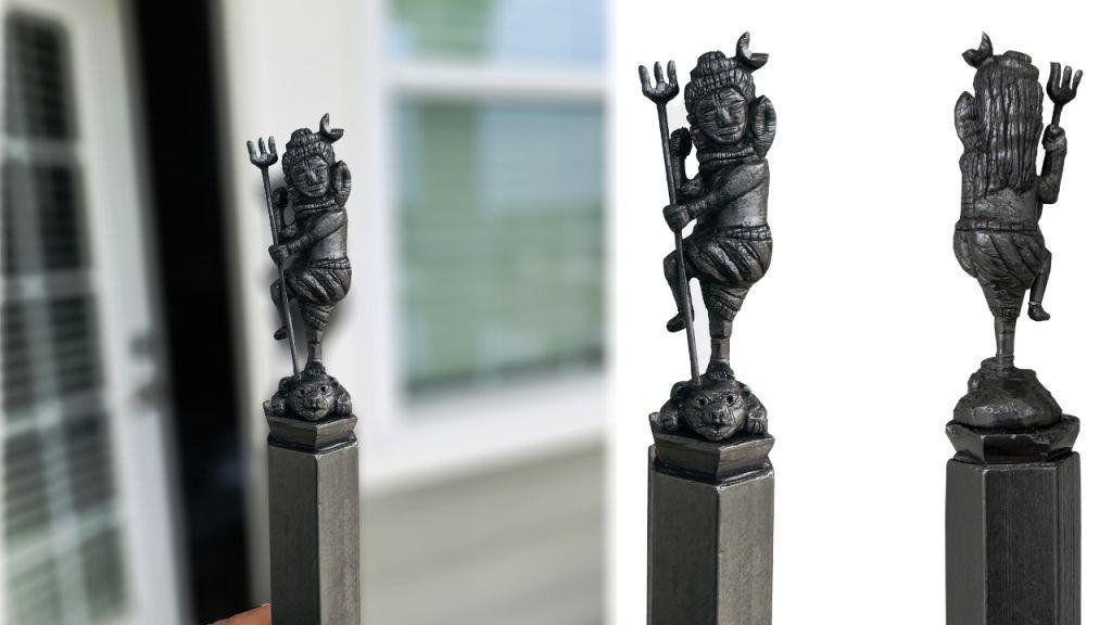 This Artist Created Miniature Arts Of Lord Shiva On Charcoal Pencil Tip